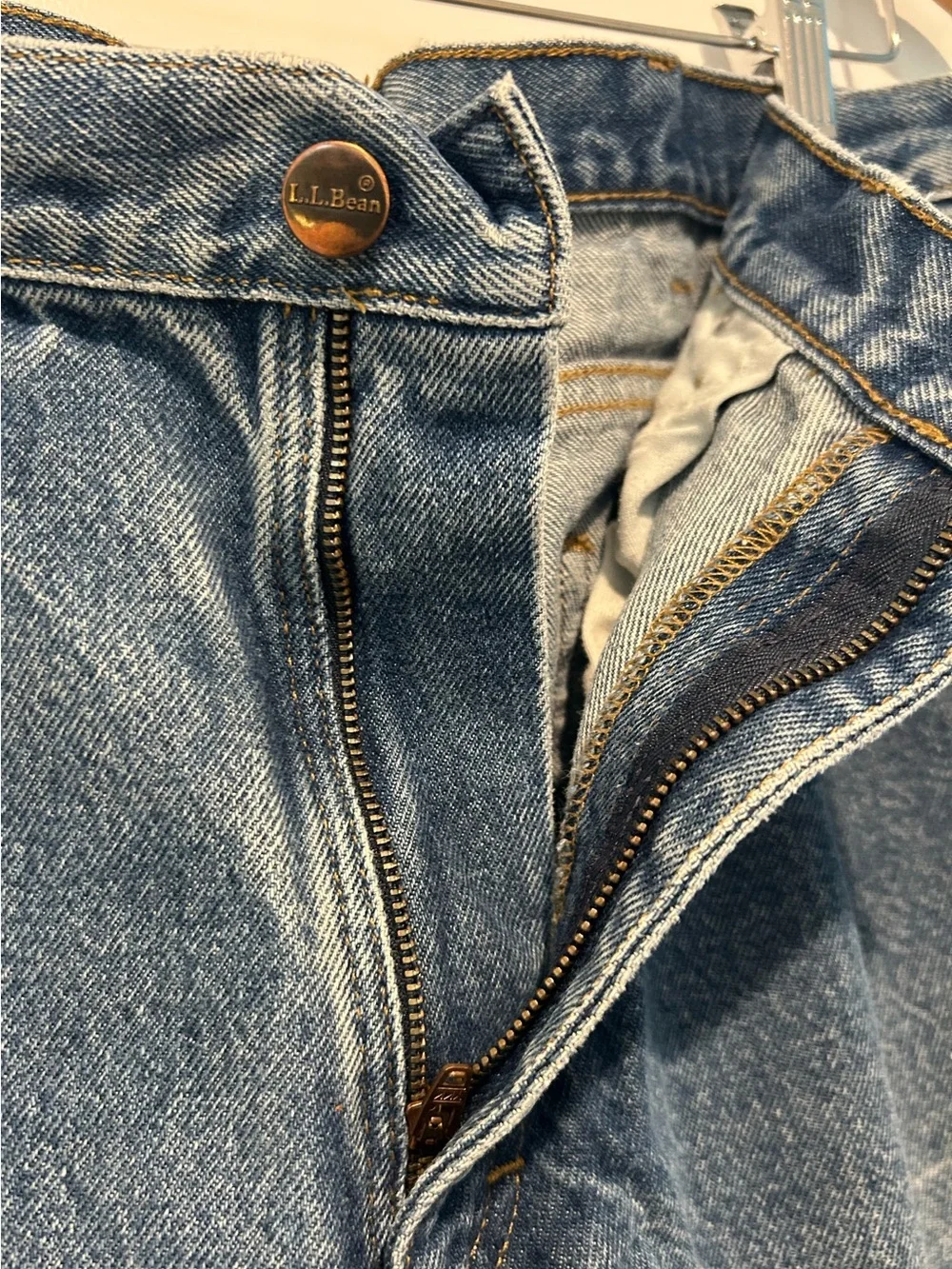 L.L. Bean Men's Relaxed Fit Straight-Leg Jeans 35x34